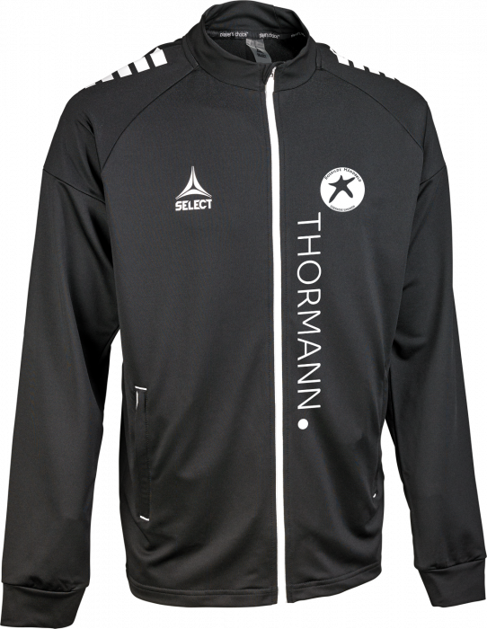 Select - Roskilde Håndbold Træner Full-Zip Men - Schwarz & weiß